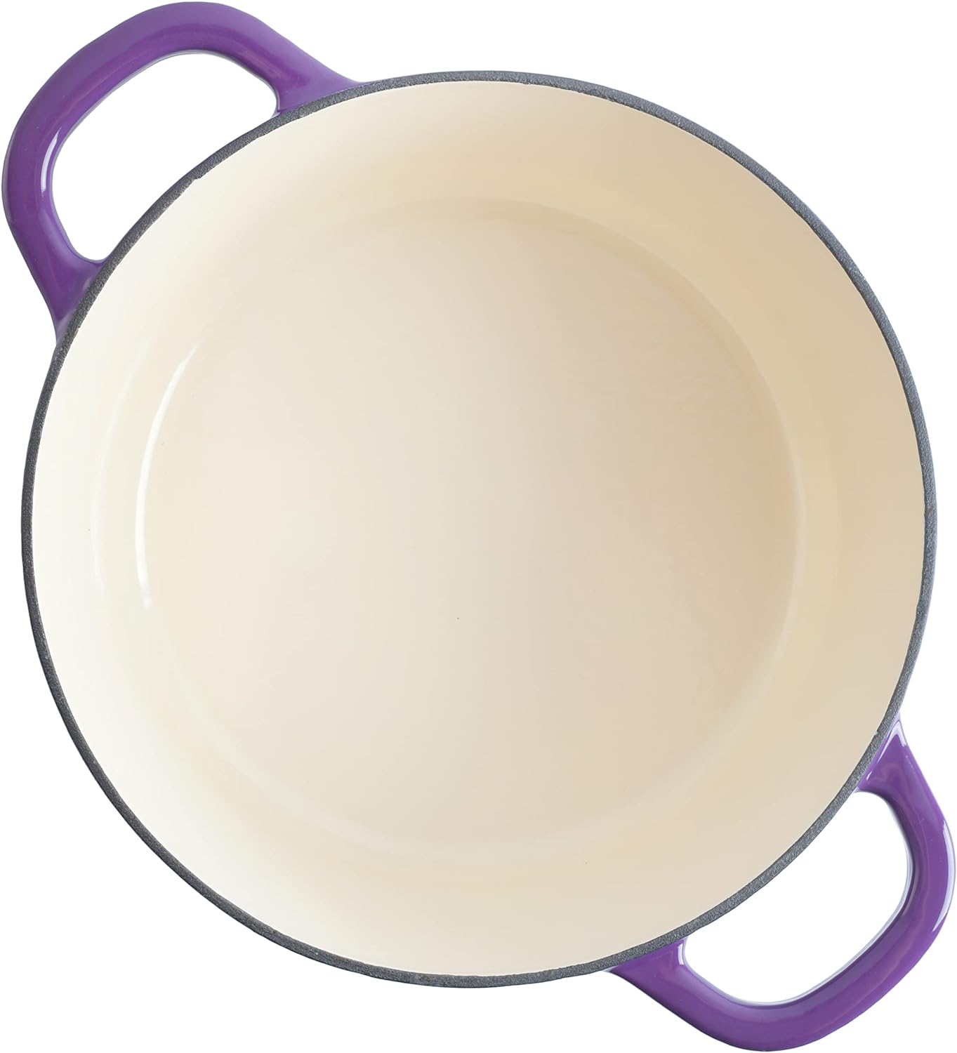 Crock-Pot Artisan 7 Quart Round Enameled Cast Iron Dutch Oven with Lid in Lavender